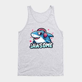 Jawsome: Shark Grooves Tank Top